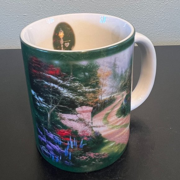 Thomas Kinkade “Spring Gate” Ceramic Mug AMCAL FOR THE GIFT OF ART - Picture 5 of 10